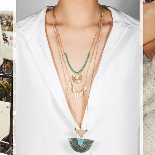 Title 3, Bohemian Long Necklace