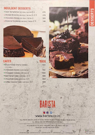 Barista Coffee menu 7