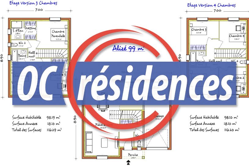  Vente Terrain + Maison - Terrain : 648m² - Maison : 99m² à Montaigut-sur-Save (31530) 