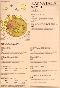 Karnatic menu 6