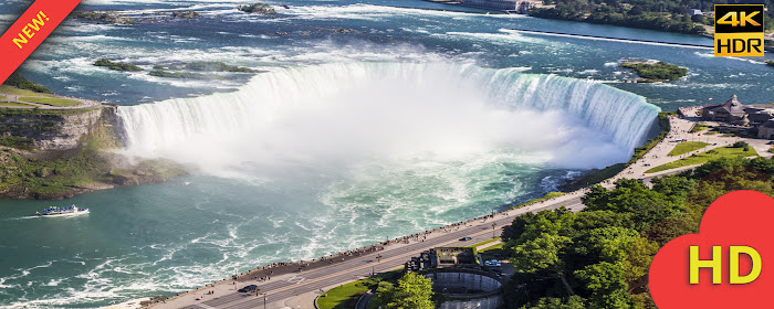 Waterfall Wallpaper & Waterfalls Background marquee promo image