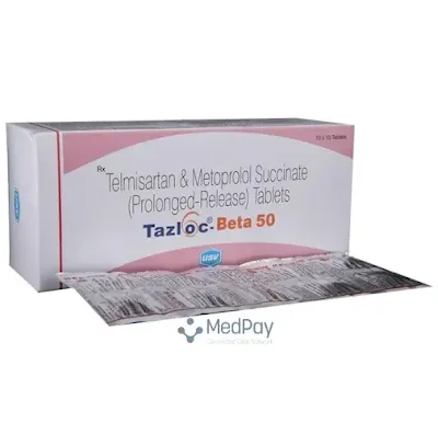 Tazloc Beta 50 Tab Pr - 10