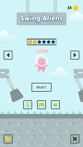 Swing Aliens Flying Alien Space Ship