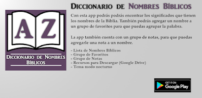 Diccionario nombres biblicos