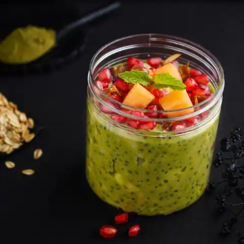 Matcha Fruit Pop Oatmeal