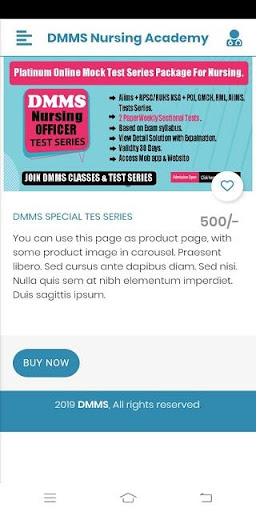 DMMS MEDICAL AND NURSING ACADEMY