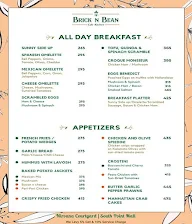 Brick N Bean Cafe Kitchen menu 3