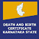 DEATH AND BIRTH CERTIFICATE KARNATAKA STATE icon