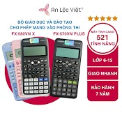 Máy Tính Casio Fx 570 Vn Plus, Casio Fx 580Vnx Chính Hãng