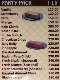 Bobby Kulfy & Ice Cream menu 1