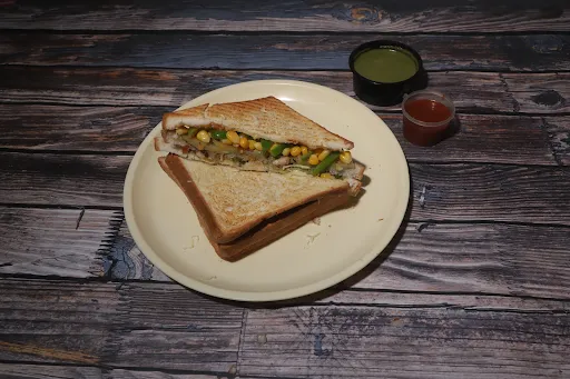 Corn Capsicum Sandwich