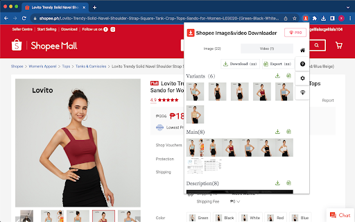 Shopee Image Downloader