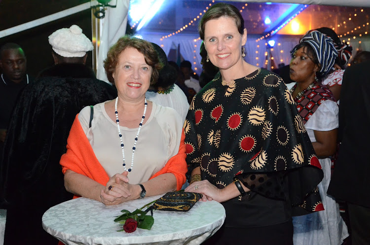 Australian High Commissioner Alisin Chartres and France Ambassador Aline Kuster Menager.