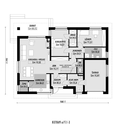 E-171a - Rzut parteru