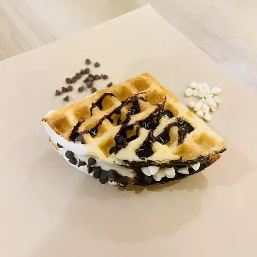 Milk And White Waffle