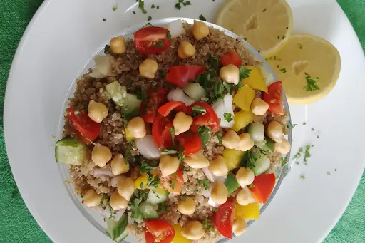 Lemon Quinoa Chickpea Salad