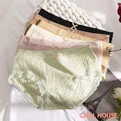 Quần Lót Cotton Nhăn Viền Ren Co Giãn 4 Chiều, Kháng Khuẩn Phom Đẹp Q 102 - Chillhouse