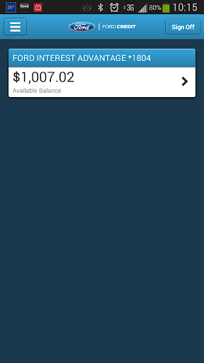 Ford Interest Advantage App