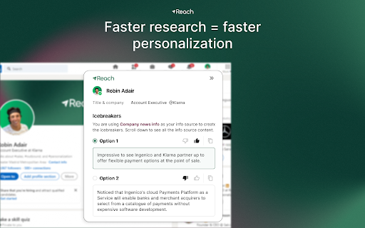 Reach: Hyper-personalization at scale