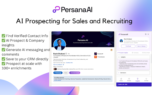 Persana: AI on LinkedIn & B2B Contact Info