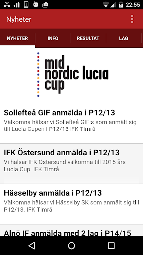 Mid Nordic Lucia Cup