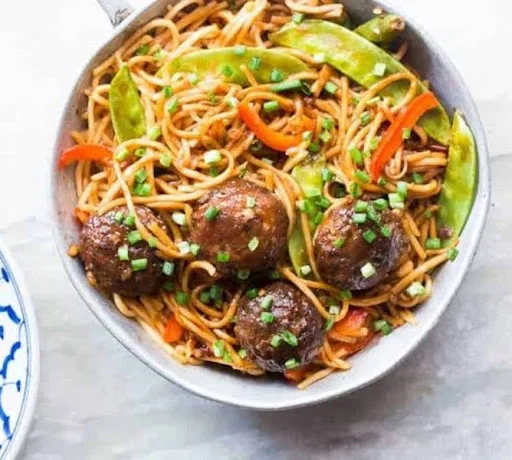 Egg Manchurian Noodles