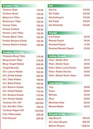 Swad Biryani House menu 1