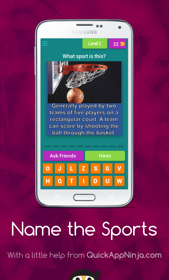 Name the Sports Screen 3