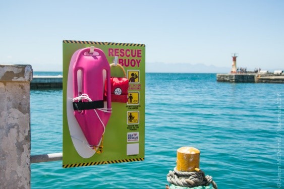 The NSRI's pink buoys have saved numerous lives since being installed at 300 dangerous swimming spots in 2017.