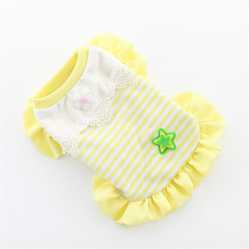 Title 6, Cartoon Striped Pet Clothes Dress your dog or c...