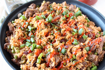 Sriracha Steak Fried Rice