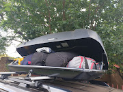 The 400-litre Thule Force XT roof box swallowed six people’s luggage.
Picture: DENIS DROPPA