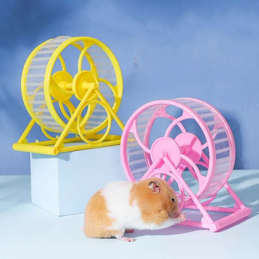 Hamster Wheel Pet Jogging Sports Running Wheel Cage Accessories Toys Small Animals Pet Supplies Exercise Roller with Sta