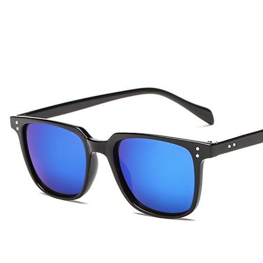 Title 6, Square frame colorful mercury sunglasses for vi...