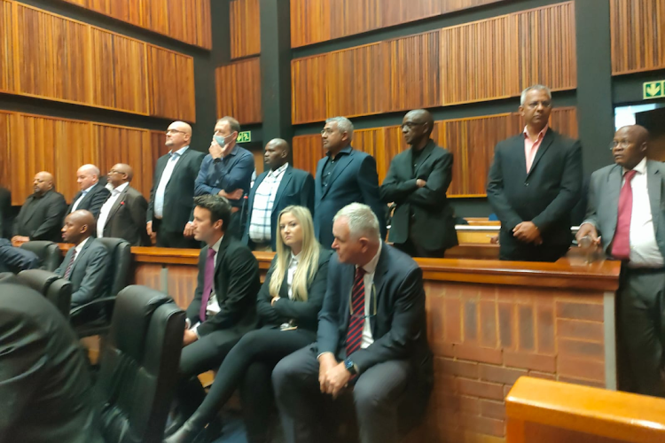 The state says it will have complied with the requests for documentation from some of the accused before the next appearance.