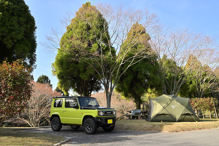 ジムニーの野呂山キャンプ場・武井バーナーに関するカスタム事例の投稿画像2枚目