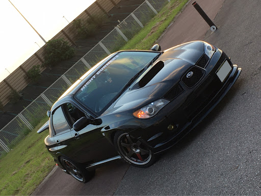 インプレッサ Wrx Sti Gdbの鷹目インプ Gdb 黒鷹 夕陽に関するカスタム メンテナンスの投稿画像 車のカスタム情報はcartune