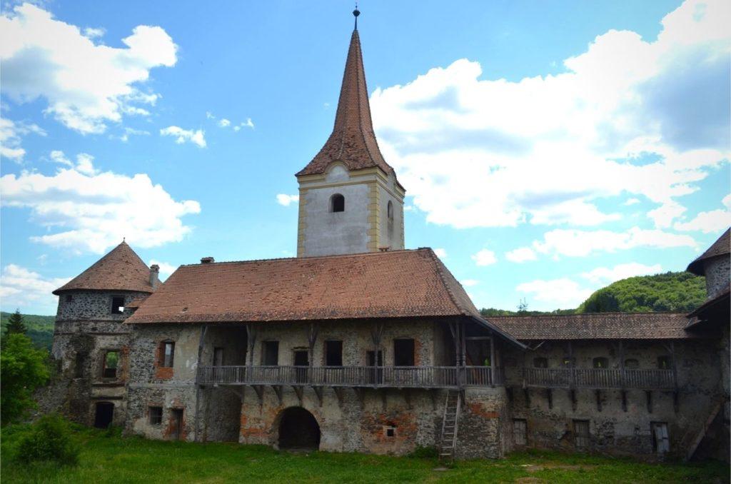 Old, abandoned Sukosd-Bethlen Castle in Transylvania, Romania.