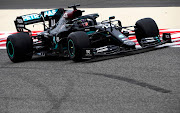 Lewis Hamilton of Great Britain driving the (44) Mercedes AMG Petronas F1 Team Mercedes W11 on track during practice ahead of the F1 Grand Prix of Bahrain at Bahrain International Circuit on November 27, 2020 in Bahrain, Bahrain. 