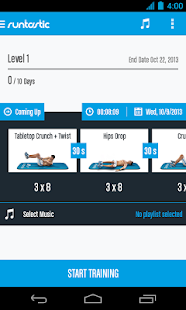 Runtastic Six Pack Abs Workout & AbTrainer Screenshot