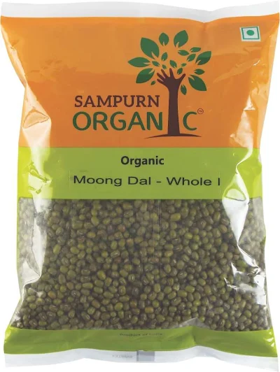 Sampurn Organic Dal - Moong - 500 gm