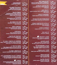 Hangout Cakes & More menu 1