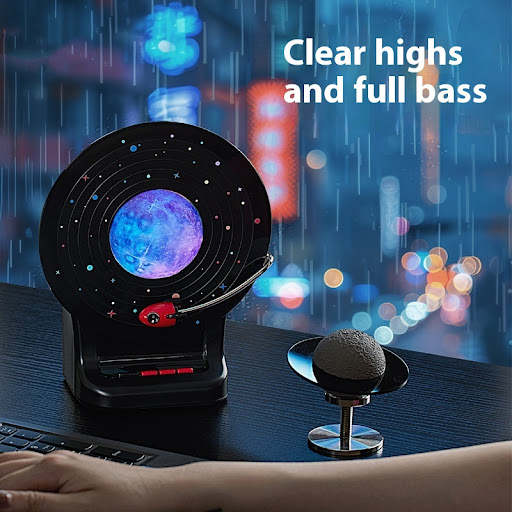 Title 1, Space Speaker Moon Light Wireless Long Enduranc...
