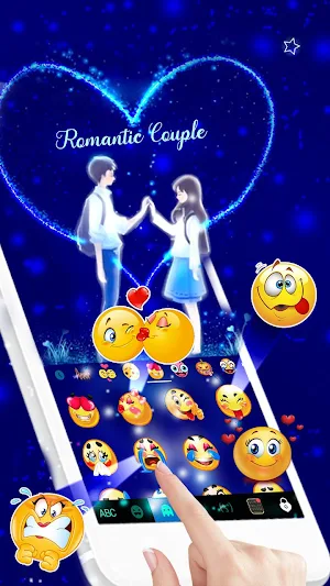 Romantic Love Keyboard Theme screenshot 3
