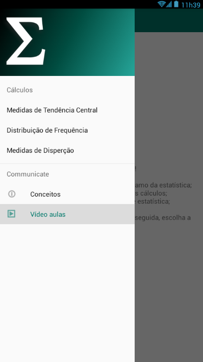 Android application Statistik screenshort