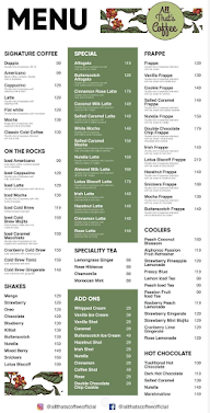 All That's Coffee menu 2