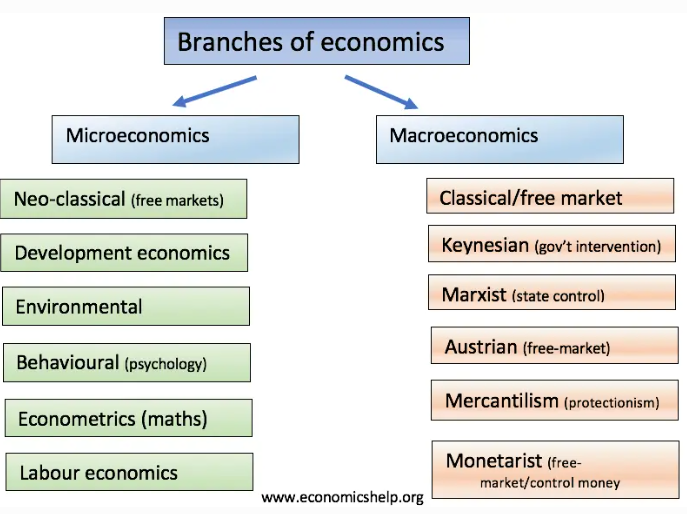 Branches of Economics