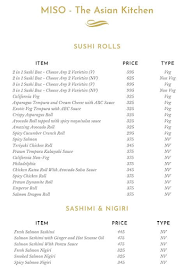 Miso - The Asian Kitchen menu 8