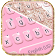 Thème de clavier Girly Pink Glitter icon