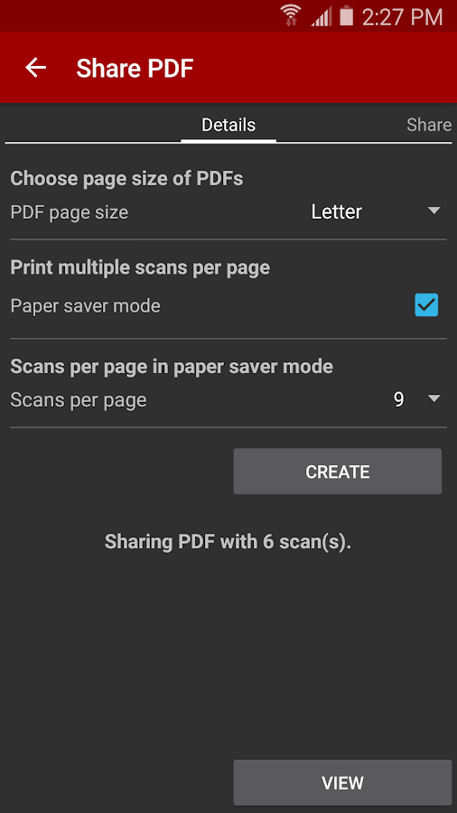    Droid Scan Pro PDF- screenshot  